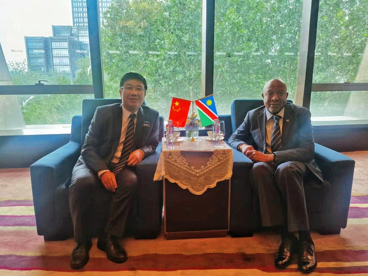 中非合作论坛期间星空电竞 董事长王平卫拜会三国总统